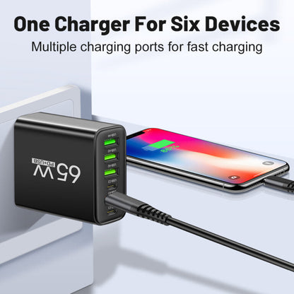 Fast 6-Port USB Charger for Home and Travel Use