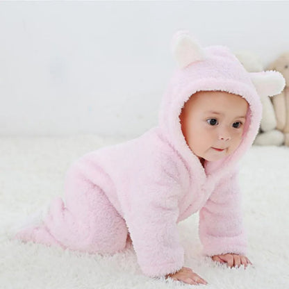 Adorable Infant Bear Romper Suit