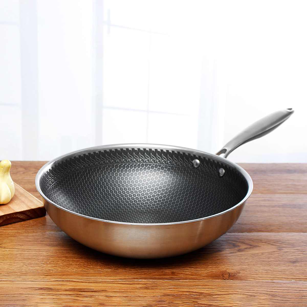 Durable Stainless Steel Non Stick Fry Pan