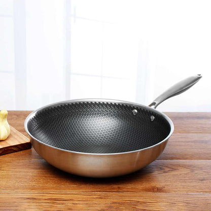 Durable Stainless Steel Non Stick Fry Pan