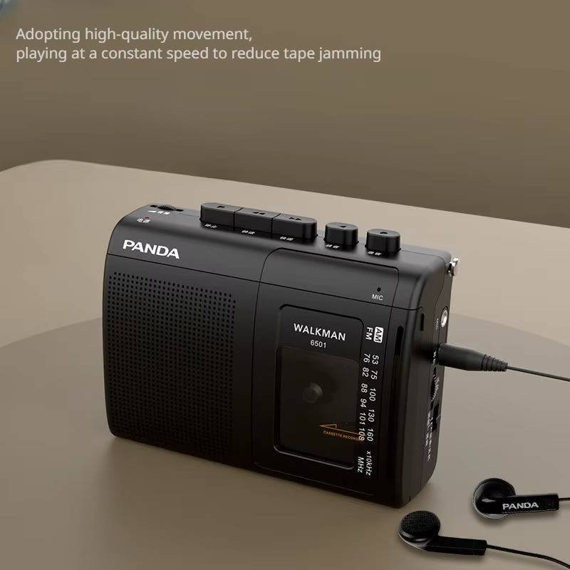 Retro Mini Cassette Player with Radio & Battery Option