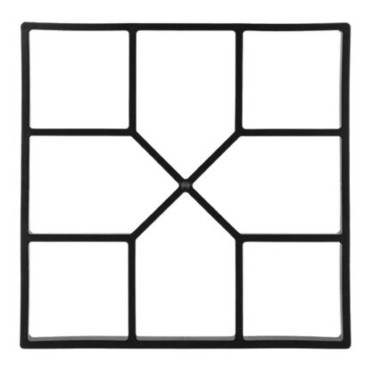 Customizable Path Edging Garden Pathway Stones - Durable Plastic Shapes for Unique Garden Designs, 35cm x 35cm-6