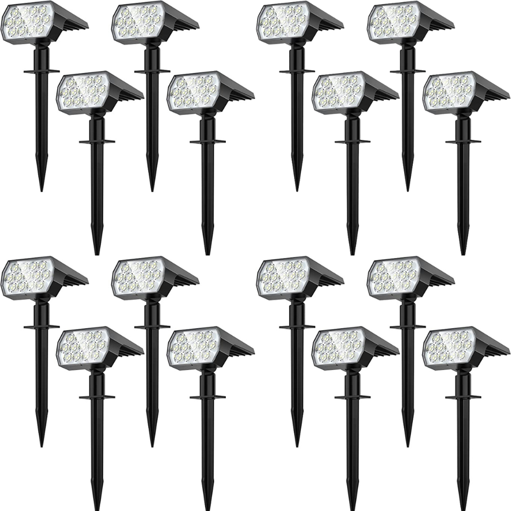 Bright Solar Powered Garden Light with LED