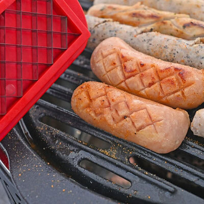 Easy Slice Hot Dog Cutter - Even Cooking Grid