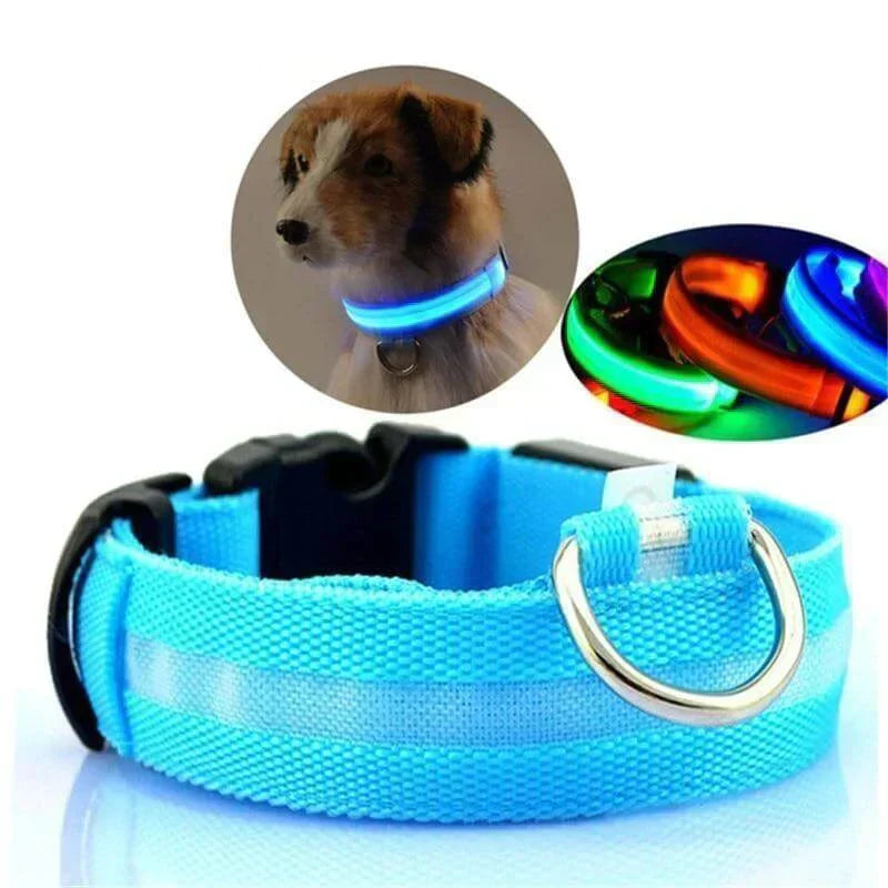 Bright LED Pet Safety Collar - Fesara