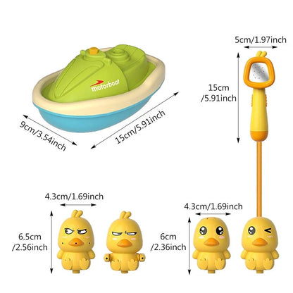 Fun Duck Bath Shower Toy Set