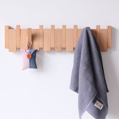 Luxury Wooden Coat Rack with Storage