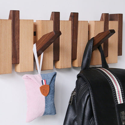 Luxury Wooden Coat Rack with Storage