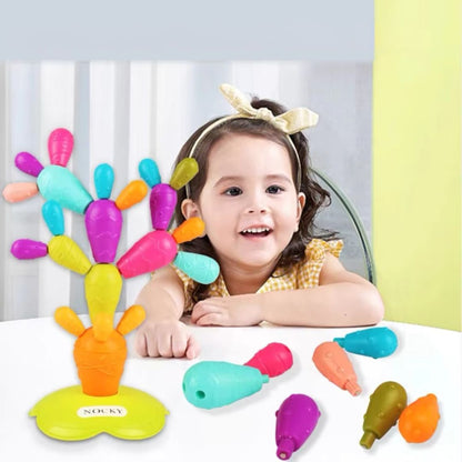Colorful Educational Magnet Cactus Toy