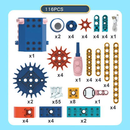 Fun Learning Building Blocks with Motorized Kit
