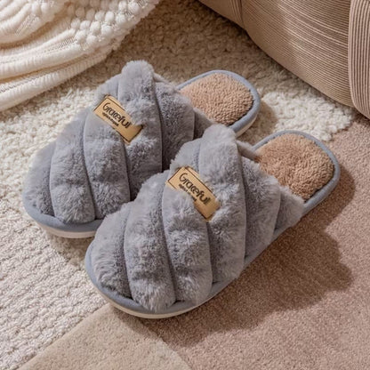 Pineapple Wood Color - Blocked Slippers for Women - Slippers - Wild Eye Vision