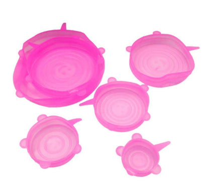 Fesara | Airtight Silicone Kitchen Storage Lids (6 Pack)