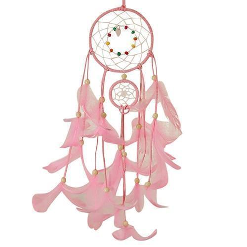 Colorful Hanging Dreamcatcher Lamp