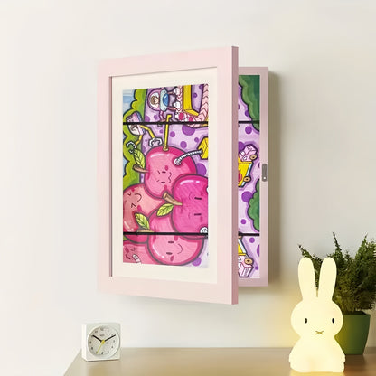 Personalized Kids Artwork LED Frame Lamp