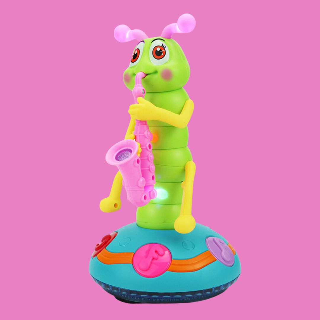 Fun Musical Sax Caterpillar Kids Toy