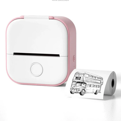 Compact Mobile Photo Printer – Portable Bluetooth Label Printer