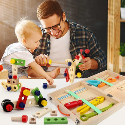 Creative Wooden Building Blocks Set