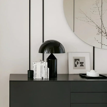 Contemporary Gold Dome LED Desk Lamp 3-Light
