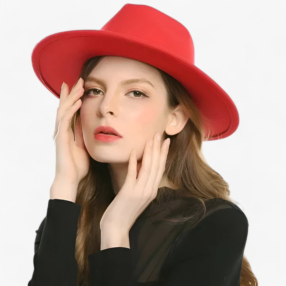 Classic Wool Felt Fedora Hat - Fesara