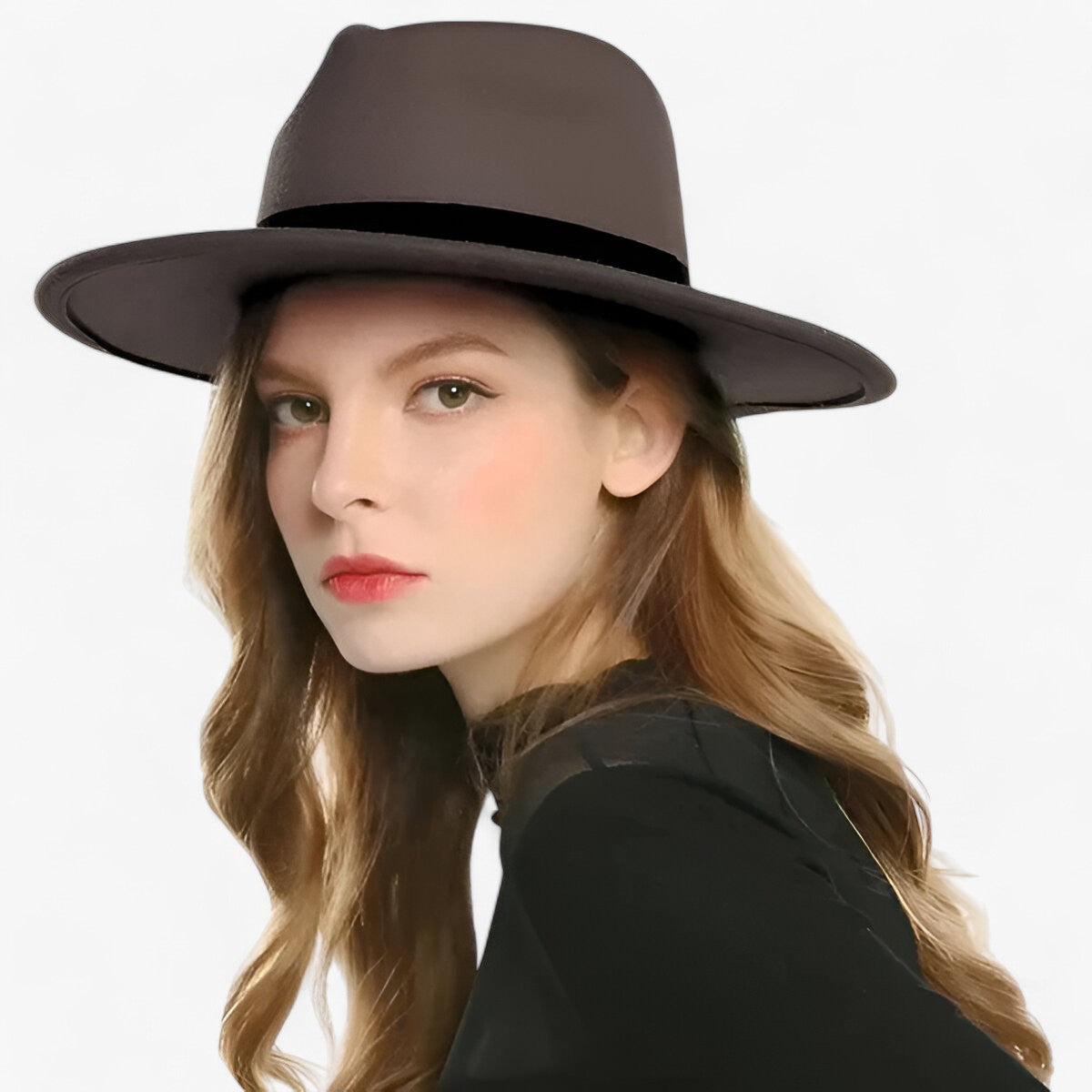 Classic Wool Felt Fedora Hat