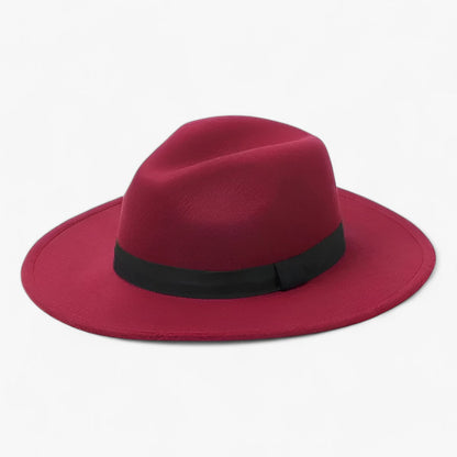 Classic Wool Felt Fedora Hat