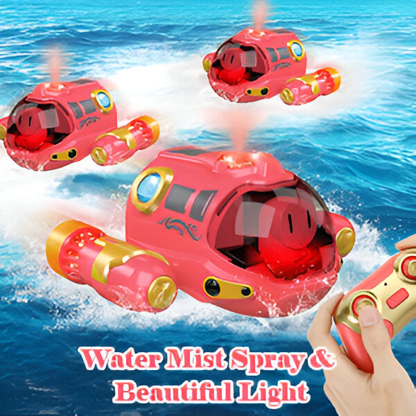 Fast RC Speed Boat with Lights and Water Spray