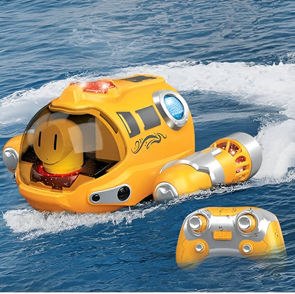 Fast RC Speed Boat with Lights and Water Spray