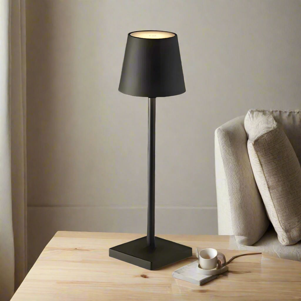 Sleek Contemporary Metal Desk Lamp