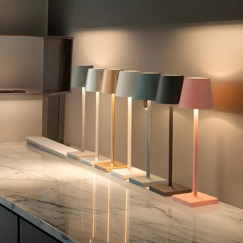 Sleek Contemporary Metal Desk Lamp