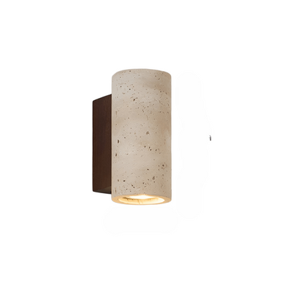 Natural Stone Wall Light in Simple Tube Design - Fesara