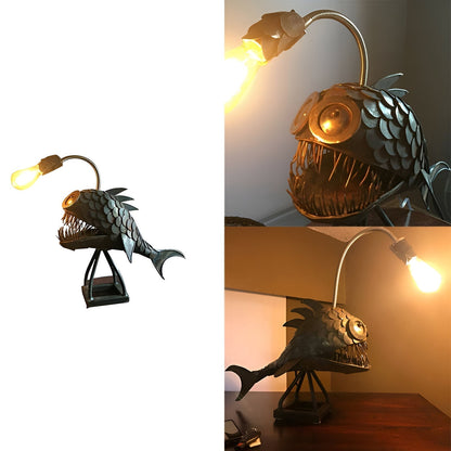 Unique Industrial Fish Floor Lamp