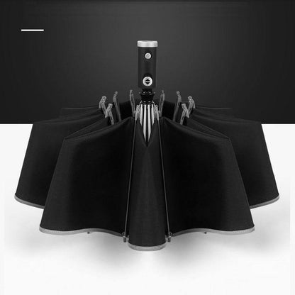 Compact Windproof LED Travel Umbrella