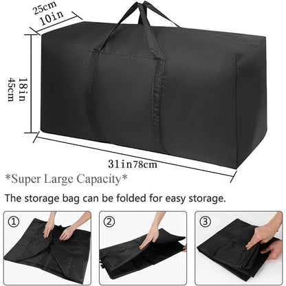Durable 2-Pack Extra Large Storage Bags