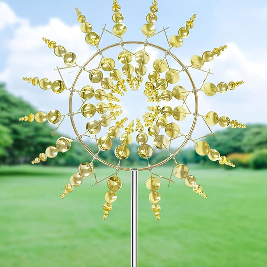 Colorful Metal Garden Wind Chime Outdoor Decor - Fesara