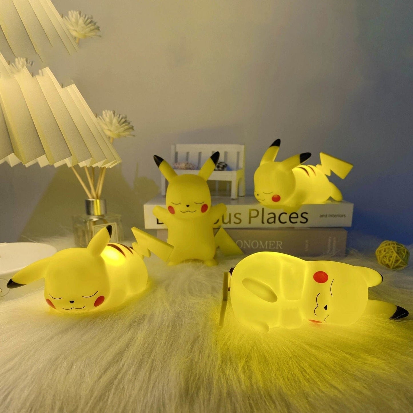 Fesara | Cute Pikachu Bedside Lamp - Kids Night Light