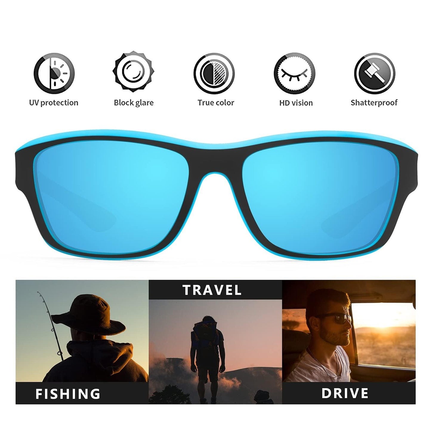 Fesara PolarSport PRO+ Sunglasses: Premium UV Shield & Anti Scratch