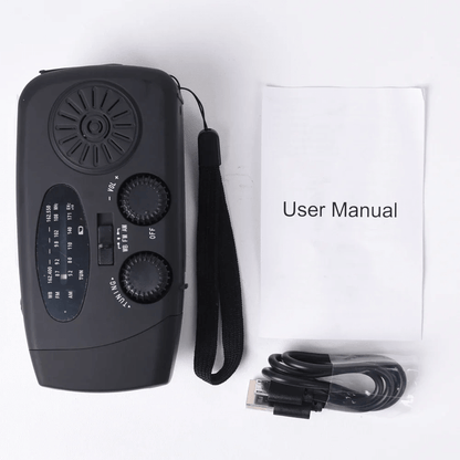 Portable Multi - Function Wind - Up Radio - Wind - Up Radio - Wild Eye Vision