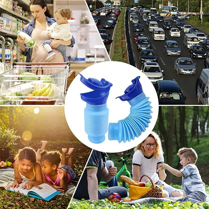 Portable Female Urinal, Collapsible Travel Toilet