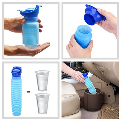 Portable Female Urinal, Collapsible Travel Toilet