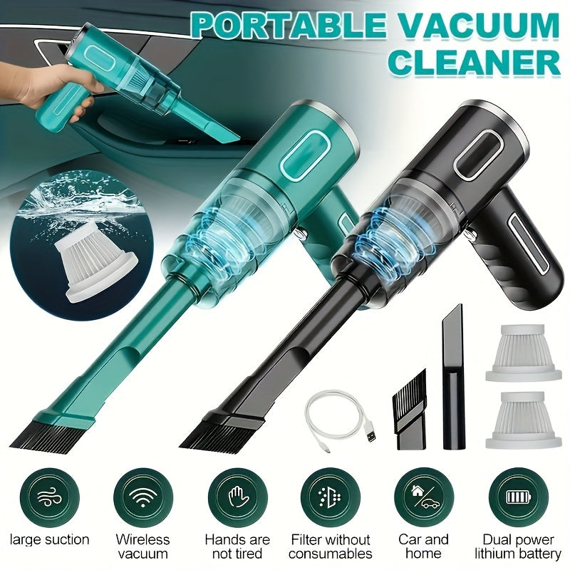 Portable Cordless Vacuum Cleaner Lightweight Rechargeable