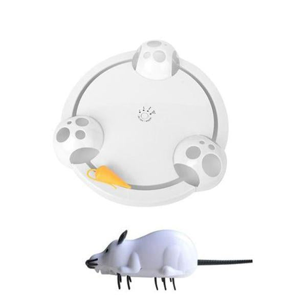 Fun Cat Teaser Toy with Interactive Mouse - Fesara