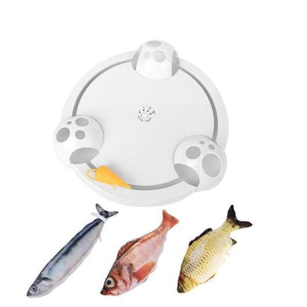 Fun Cat Teaser Toy with Interactive Mouse