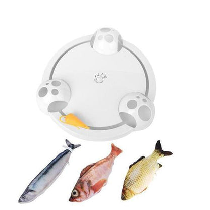 Fun Cat Teaser Toy with Interactive Mouse
