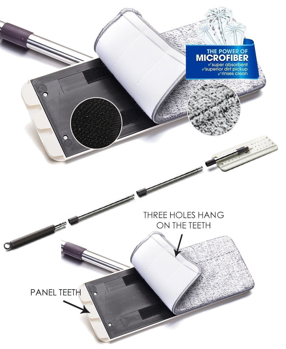 Effective Easy Clean Microfiber Mop - Fesara