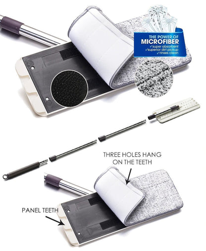 Effective Easy Clean Microfiber Mop - Fesara