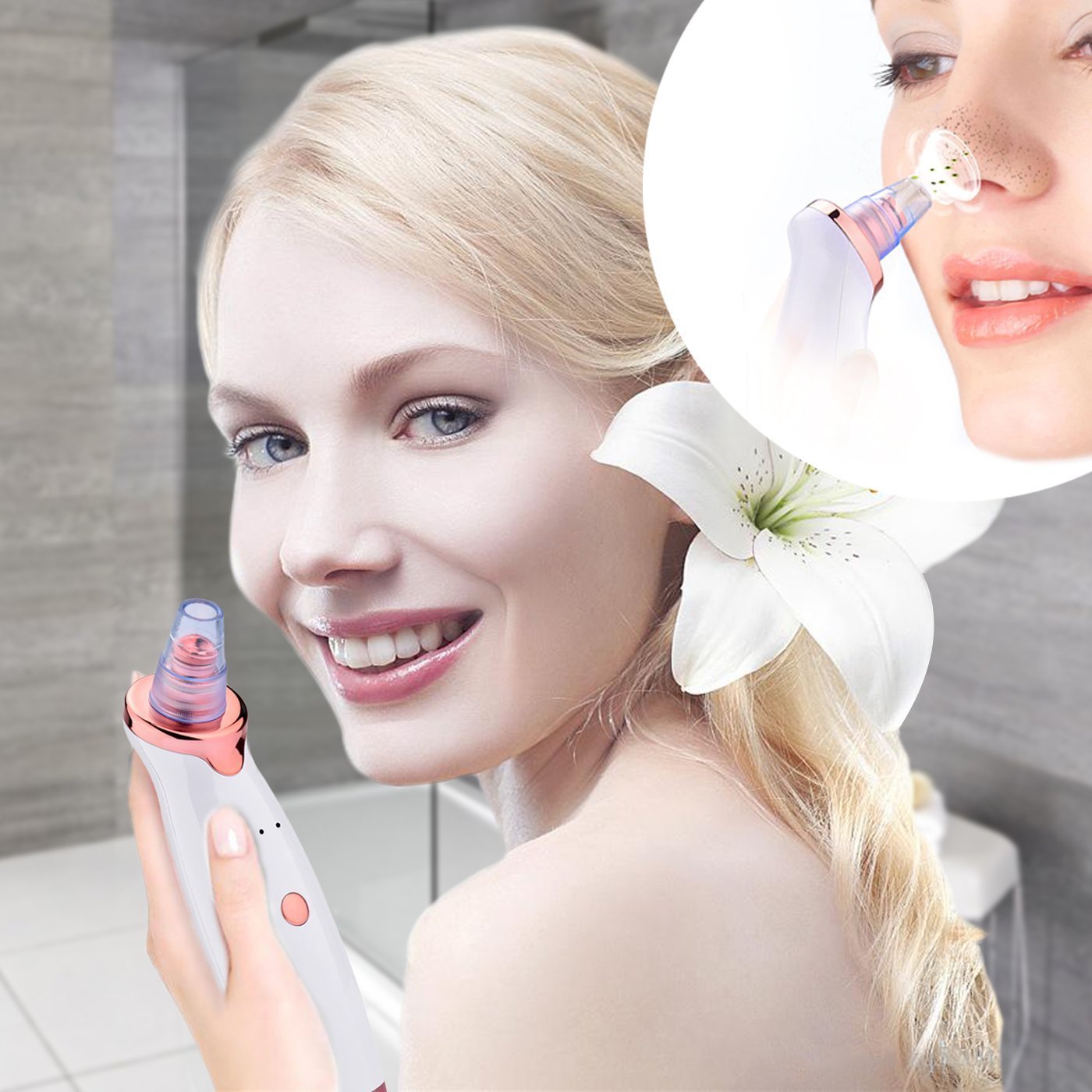 Effective Pore Vacuum Blackhead Remover - Fesara