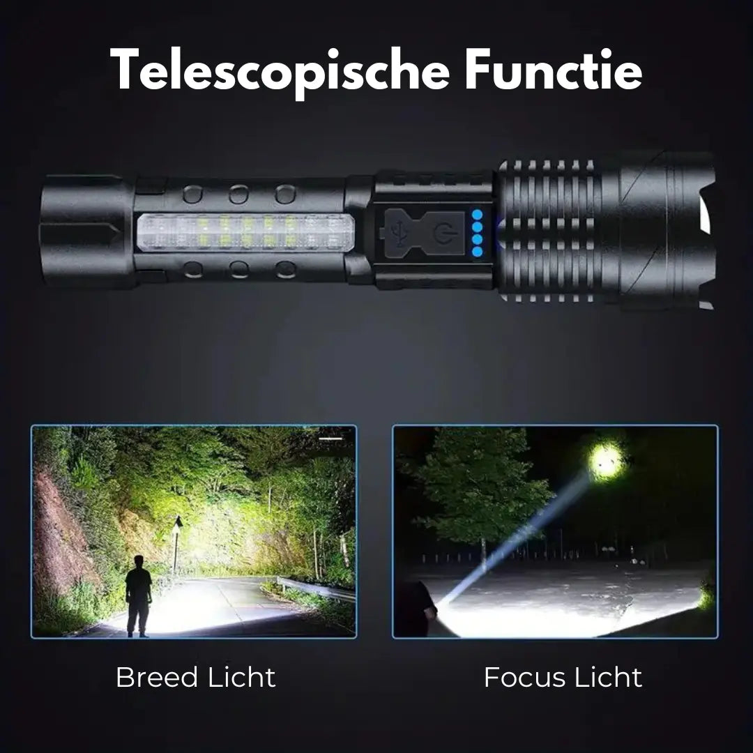 High Powered Tactical Flashlight 5000 Lumens