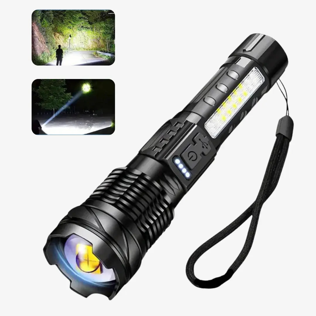 High Powered Tactical Flashlight 5000 Lumens - Fesara