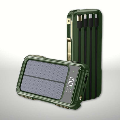 PowerFlex Solar Charger 200000mAh - Mobile Power Bank - Wild Eye Vision