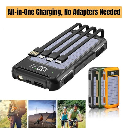 PowerFlex Solar Charger 200000mAh - Mobile Power Bank - Wild Eye Vision